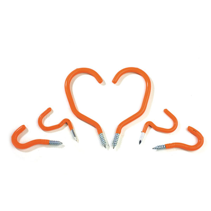 橙色自带攻丝螺纹家用工业用强力挂钩