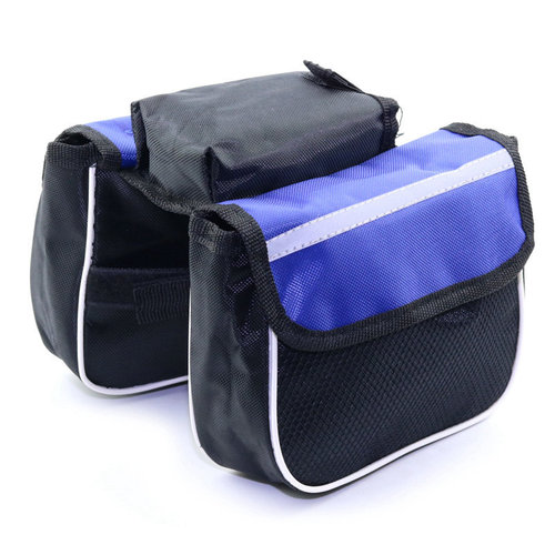 Wholesale bicycle top tube bag, mountain bike front beam bag, bilateral three-in-one bag, stable quality