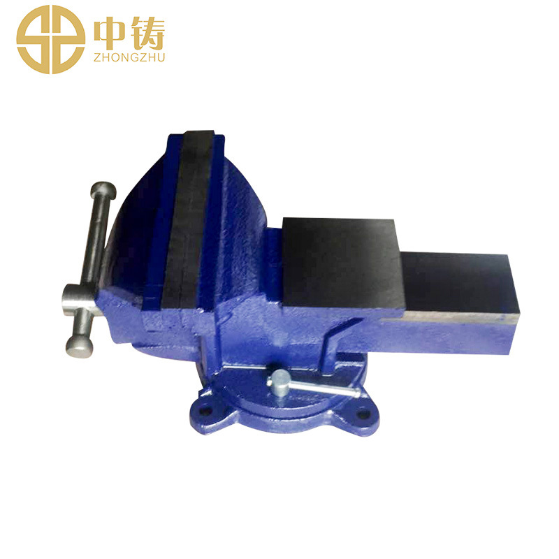 虎力台虎钳活动带砧小型轻型重型台钳3 4 5 6 8 12寸360度旋转