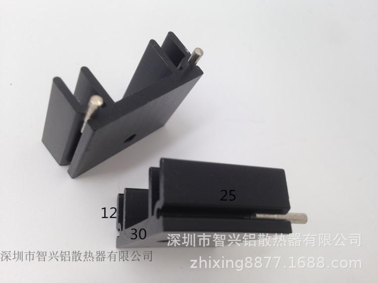 铝型材散热片 优质降温铝散热器 大功率设备电子散热片30*12-25