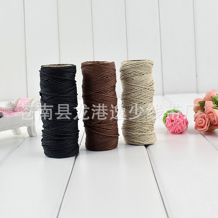 厂家热销背景墙装饰麻绳粽子包装麻绳手工编织家纺服装辅料棉绳