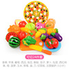 Fruit children's kitchen for cutting, toy, family set, early education, wholesale