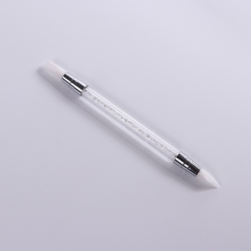 New manicure tool double beveled conical tip double-ended silicone pen nail pattern DIY painting