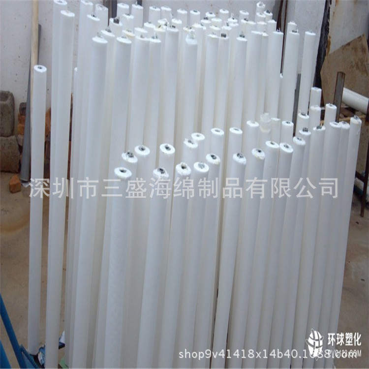现货供应 pu吸水海绵管耐酸碱强力管白色吸水海绵pu发泡海绵