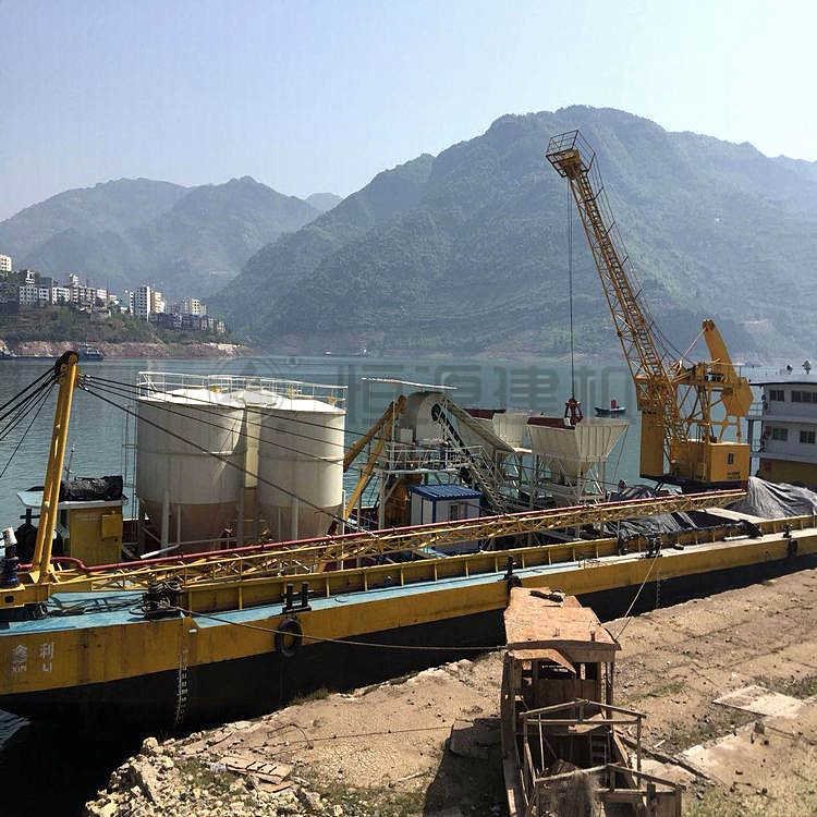 水上混凝土搅拌站 船上搅拌站设备 混凝土搅拌站船厂家定制