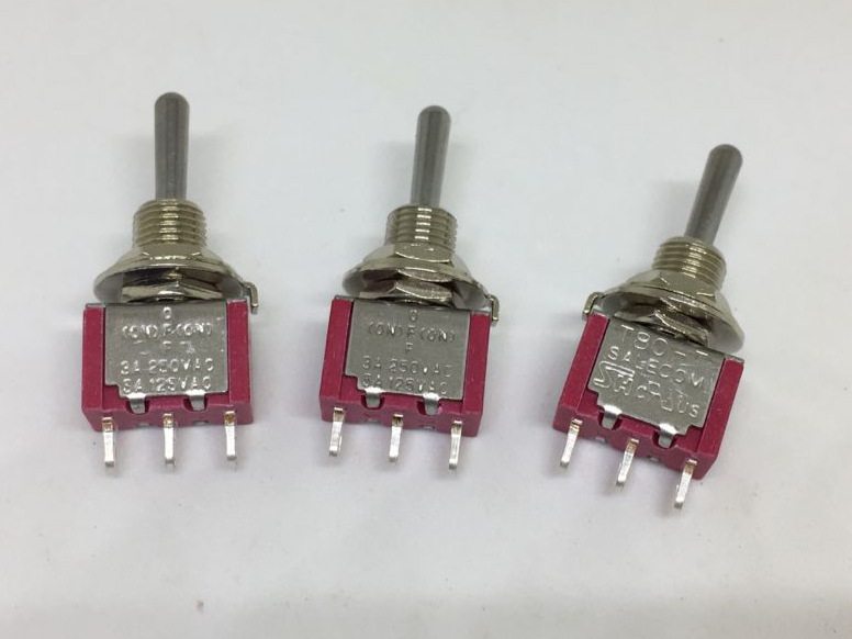 台产精密扭子开关双自复位三脚钮子开关拔动开关摇头开关摇摆开关