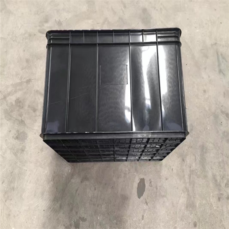 深圳东莞防静电黑色塑料周转箱 惠州收纳箱分类整理筐540*420*370