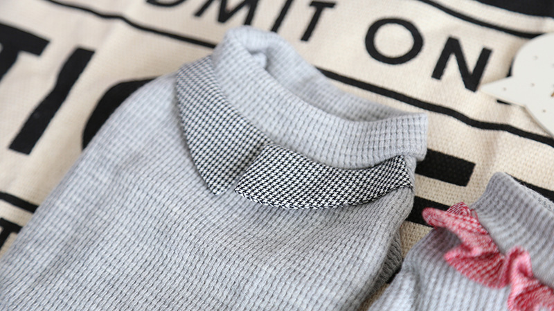 华夫格子学生装