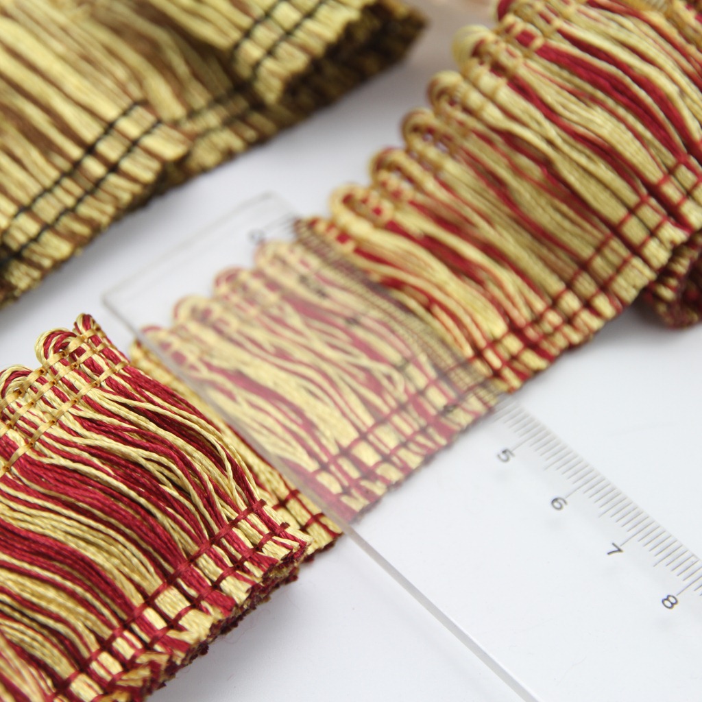 厂家销售 窗帘花边配件 沙发靠垫抱枕辅料配件 沙发流苏毛边排