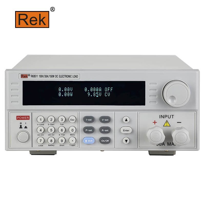 ReK美瑞克RK8511可编程直流电子负载150W 配RS232接口 0-30A 全新