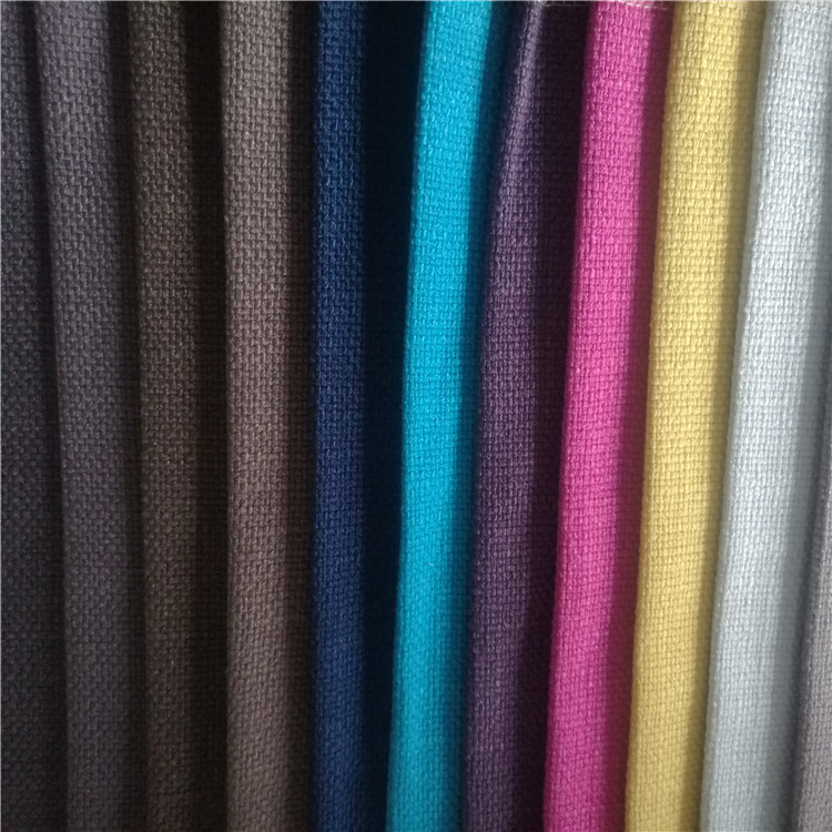 纺麻布细纱纯色面料适用于服装装饰沙发布沙发布