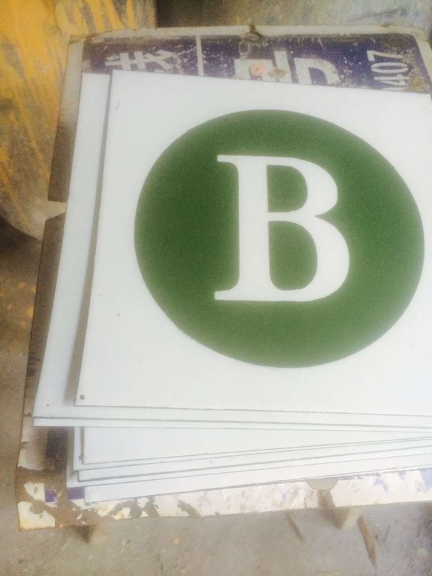 搪瓷ABC标牌杆号牌 搪瓷标牌塑料PVC标牌铁铝标识牌厂家定做