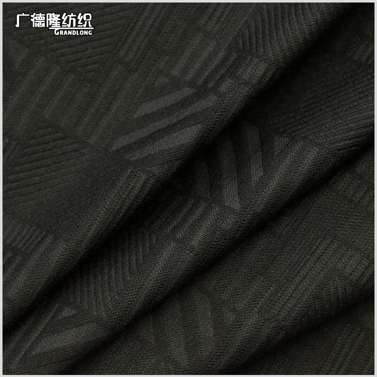 人棉混纺千鸟格仙鹤几何暗花提花布打底裤长袖上衣西裤秋薄装包裙