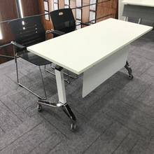 移动折叠培训桌长条置物架组合移动会议桌会议桌五金脚架