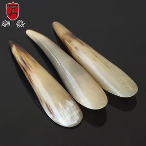 产地货源和美加大号精品天然刮痧点穴按摩工具 厚刮痧筒 牛角批发