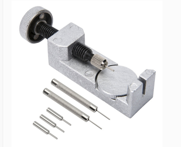 Herramienta de reloj 2068 cortador de cinturón aguja de perforación combinación 6 traje correa de acero correa de reemplazo tamaño de apertura