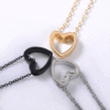 Necklace heart shaped heart-shaped for beloved stainless steel, jewelry for St. Valentine's Day, Birthday gift