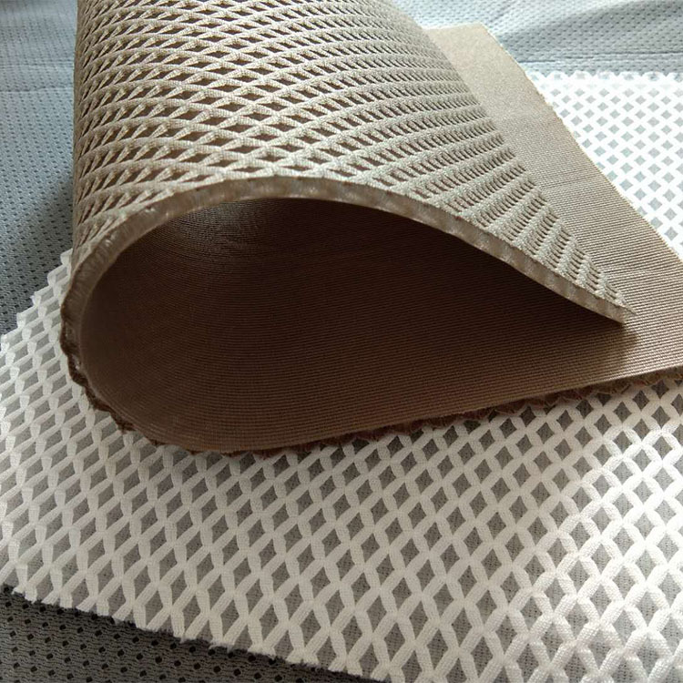 现货3d菱形三明治 菱形3D三层网 按摩椅家纺服装针织透气三明治