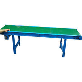 平行式皮带输送机图片加工生产裙边格挡样式皮带输送机上料机