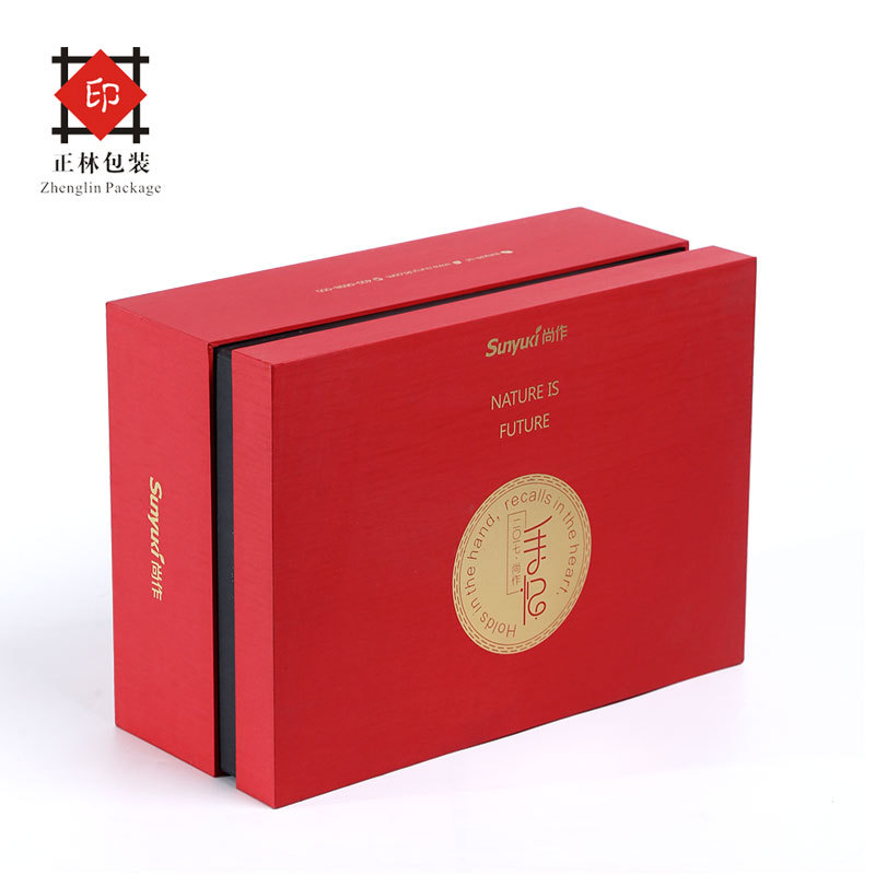 四川土特产农场产品香肠腊肉天地盖手工礼盒 包装设计生产