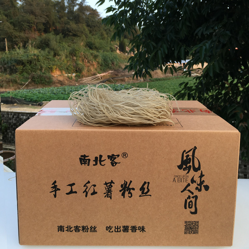 風味人間番薯粉絲 福建霞浦 南北客農家手工紅薯粉絲 純地瓜粉絲