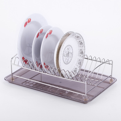 Stainless steel Drain dish rack household Kitchen Shelf Dripping water Wanpen Storage rack Cupboard tableware Dish rack