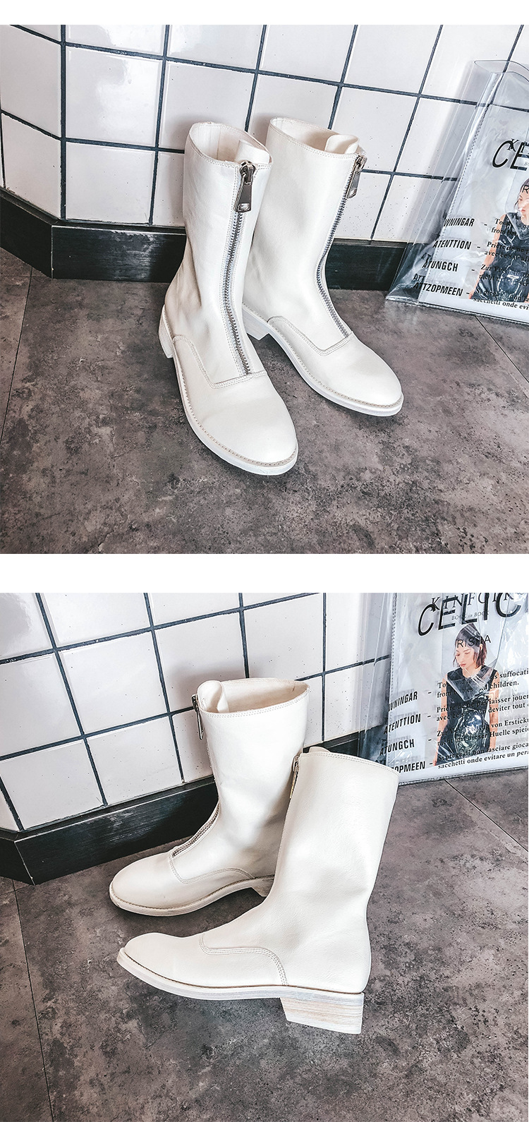 Bottes femme en En cuir - Ref 3354714 Image 23