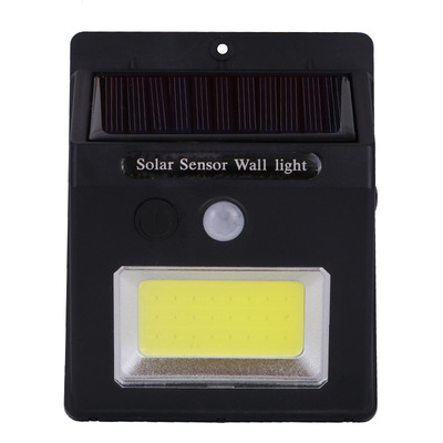 new pattern COB solar energy Induction Courtyard human body Induction Wall lamp villa Garden Lights lighting street lamp