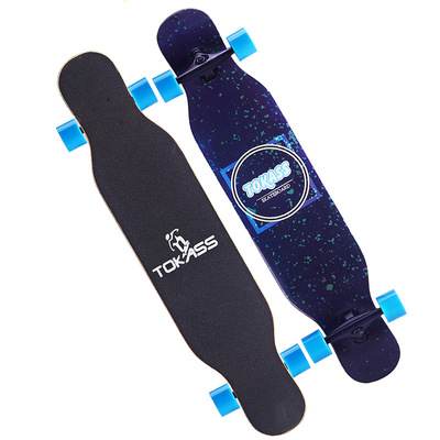 Manufactor Straight hair Schoolboy girl student Skate beginner Long plate adult Hip hop The four round Wood Skateboard wholesale