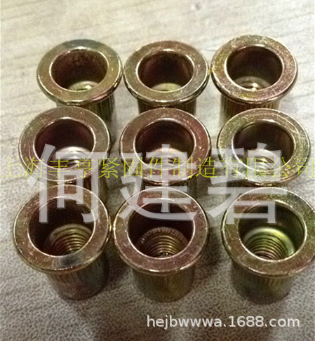 拉铆螺母 拉爆螺母 平头带花拉铆螺母 圆形拉铆 M3M4M5M6M8M10M12