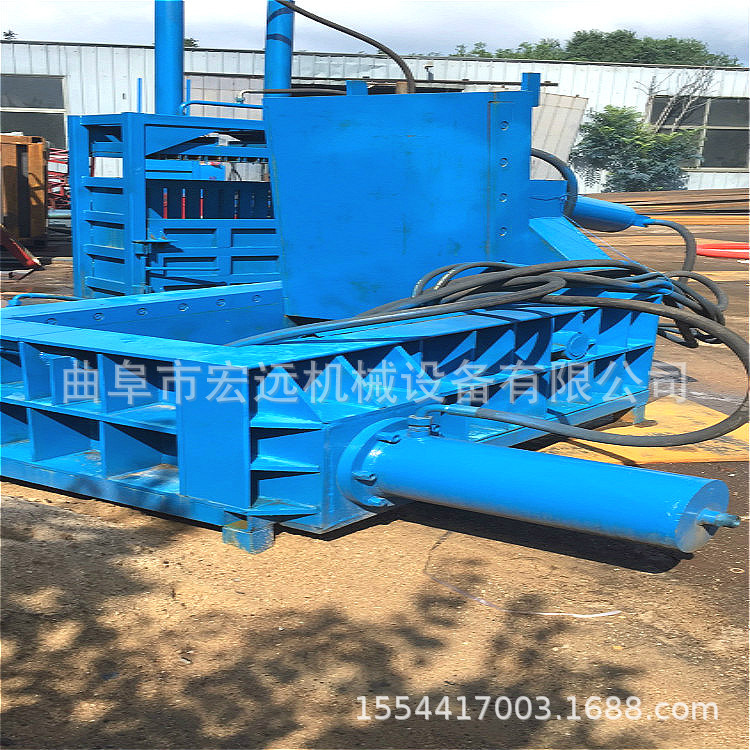 立式半自动液压金属废品废纸打包机