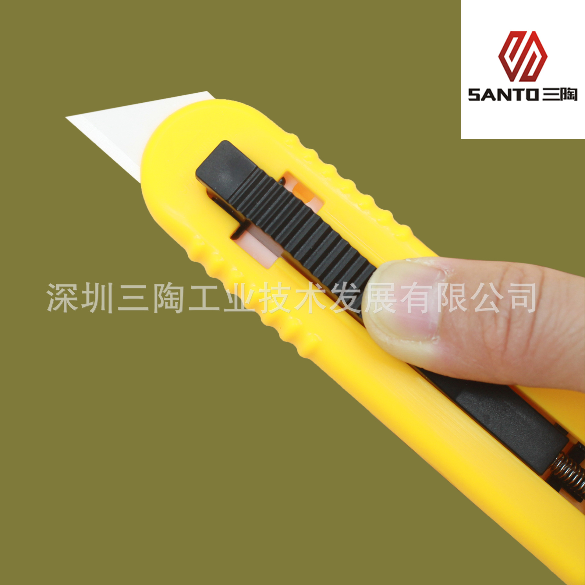 陶瓷自动回弹伸缩刀左右手两用安全陶瓷开箱刀绝缘锋利耐用-阿里巴巴