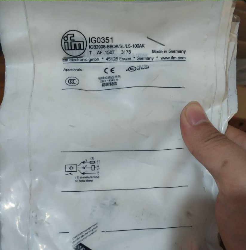 IG0351  IGB2008-BBOA/SL/LS-100AK RT IFM易福门电感式接近开关