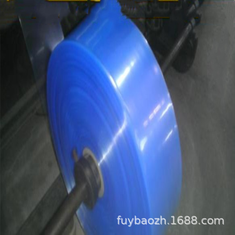 蓝色8CMPE塑料薄膜 单张单卷包装膜彩色膜 PO PE可分切单张薄膜