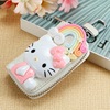 High-end cartoon key bag, shoulder bag, cute car keys, genuine leather, South Korea