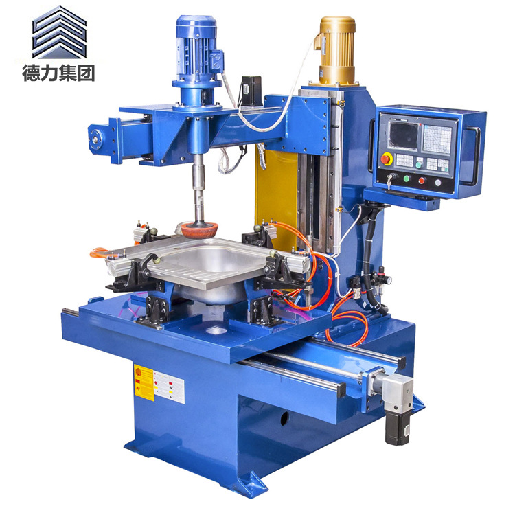 惠州德力厂家洗物盆底部抛光机 不锈钢盆拉丝效果抛光机批发零售