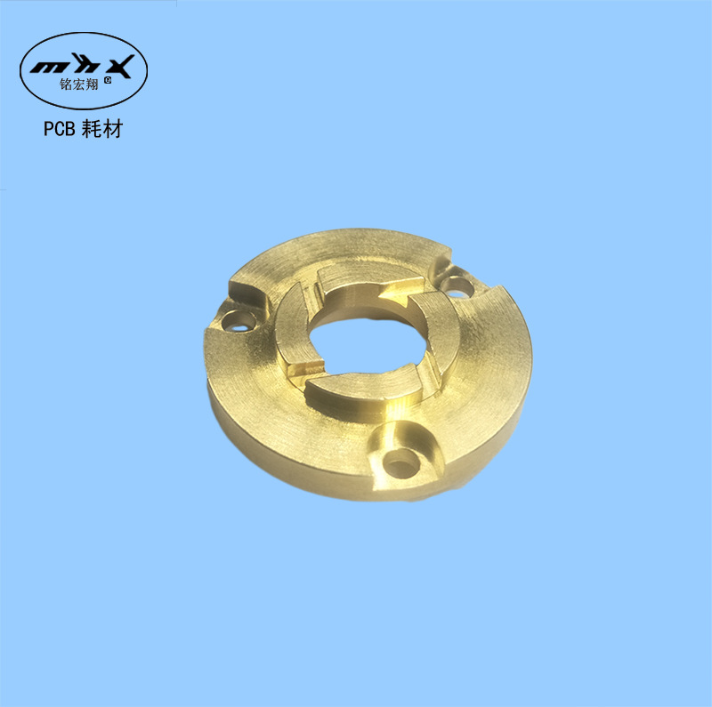 工厂直销PCB钻孔机压脚毛刷    松林铜压脚18.5MM