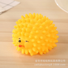 速卖通热销刺猬搪胶玩具早教宝宝益智发声耐摔婴幼儿批发迷你