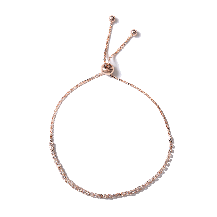Simple Rhinestone Claw Chain Adjustable Bracelet Female Fashion Hot Bracelet display picture 2
