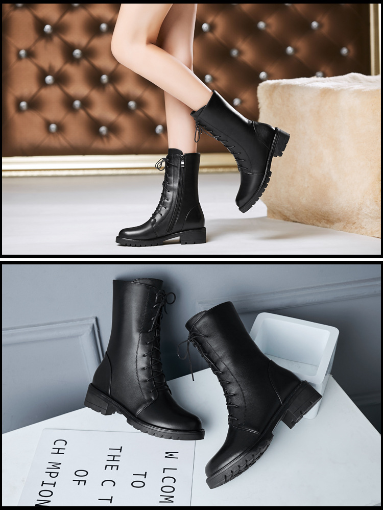Bottes femme WISSEO en En cuir - Ref 3355289 Image 19