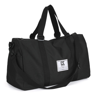 韓版時尚手提旅行包休閑商務健身男士斜挎包大容量運動戶外行李袋