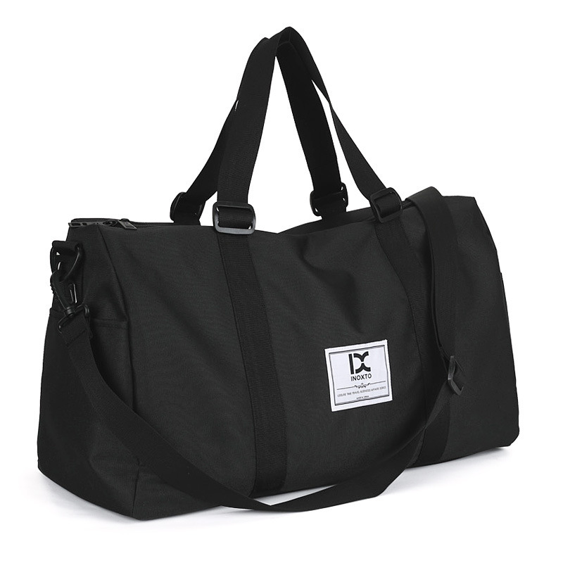 韓版時尚手提旅行包休閑商務健身男士斜挎包大容量運動戶外行李袋