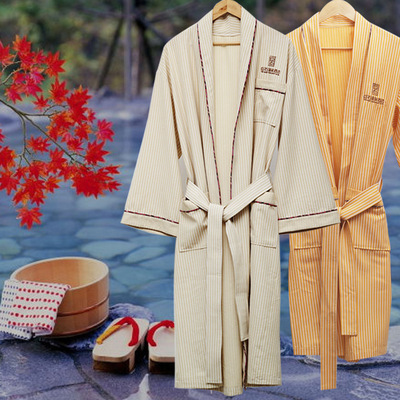 Five-star hotel SPA club Theme Hotel Bathrobe Cotton pure cotton men and women lovers Sauna wholesale