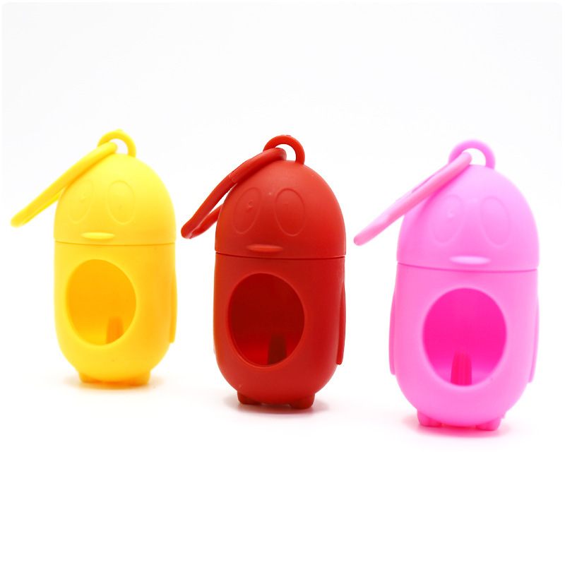 penguin Portable Removable baby disposable disposable bag plastic bag Storage box Mini Box
