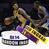 Lakers Basketball Star No. 14 Ingram Signature Bracelet Yingge Sports Training Nights Light Bracelet wristband