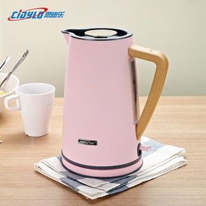 思迪乐欧式创意电热水壶小家电批发304不锈钢自动断电家用烧水壶