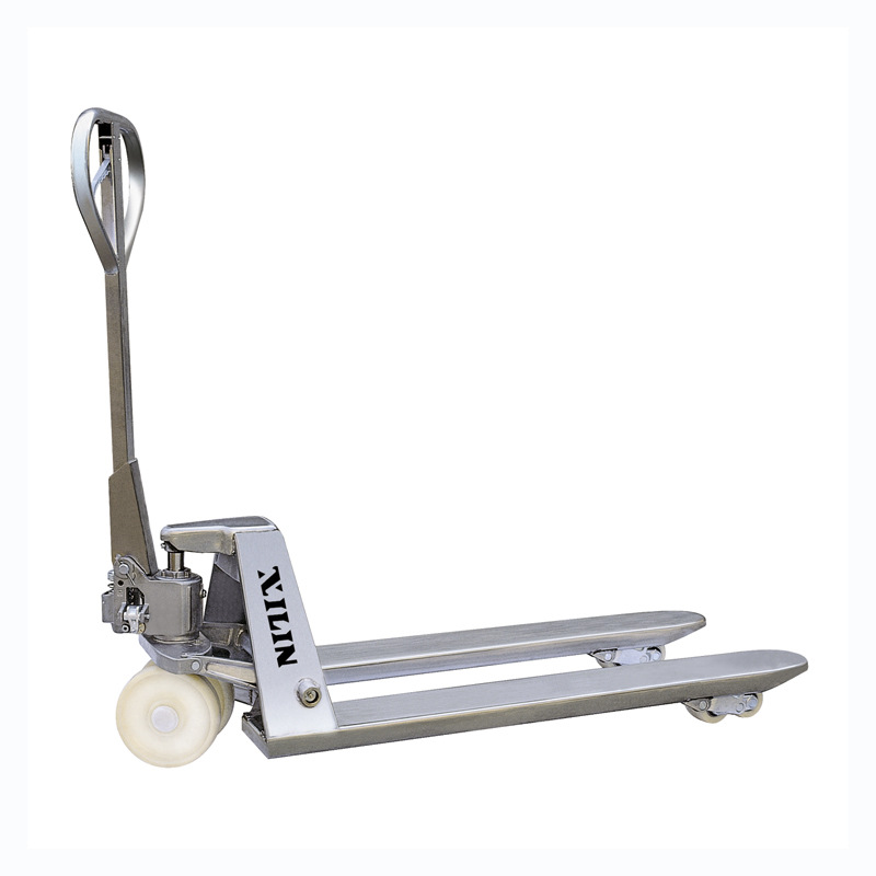 西林手动托盘不锈钢叉车地牛装卸车2.5吨