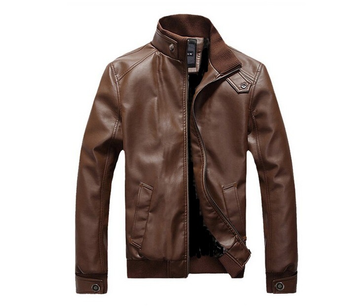 2020 Men's Foreign Trade Men's Leather Jacket Wholesale Men's Korean Version Slim Motorcycle Men's Men's Leather Jacket
