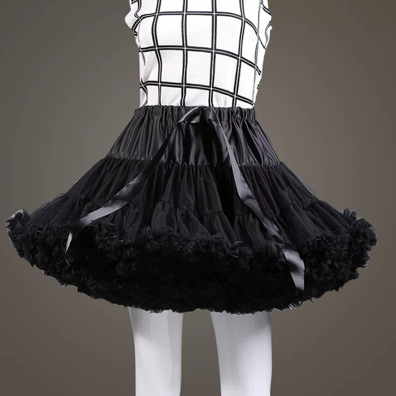 Взрослая сетчатая обычная пышная юбка TUTU, короткая юбка взрывной стиль косплей, мягкая юбка девочки, подюбье