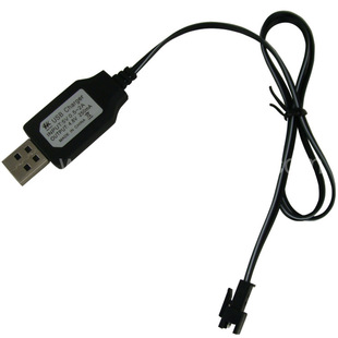 USB charging cable 3.6V4.8V remote control car deformation robot 250mA charger SM plug